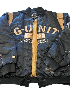 Vintage Early 2000s G-Unit Men's Bomber Jacket